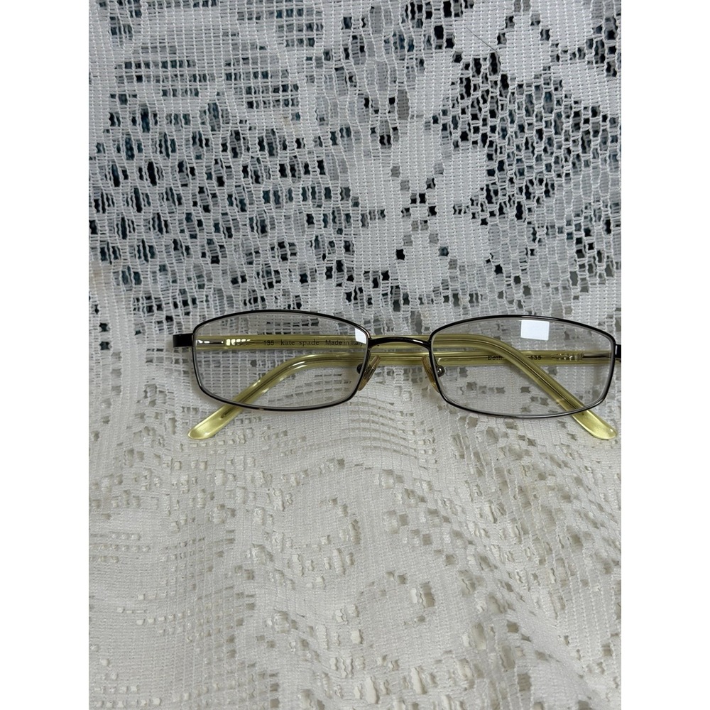Kate Spade NY Dotti 0JQJ Frames Only Glasses Eyeglasses Yellow Brown 52-17-135